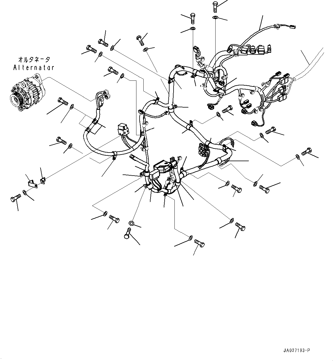 Жгут проводов (12Y-06-31891) KOMATSU