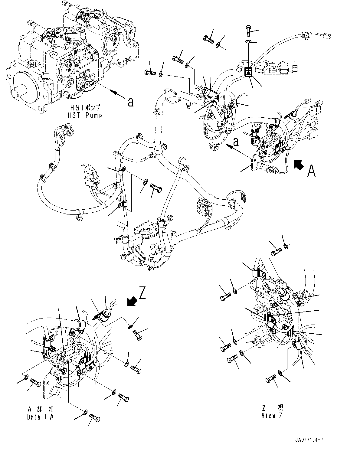 Bracket(Engine Wiring Harness,Mounting) (12Y-06-32381) KOMATSU