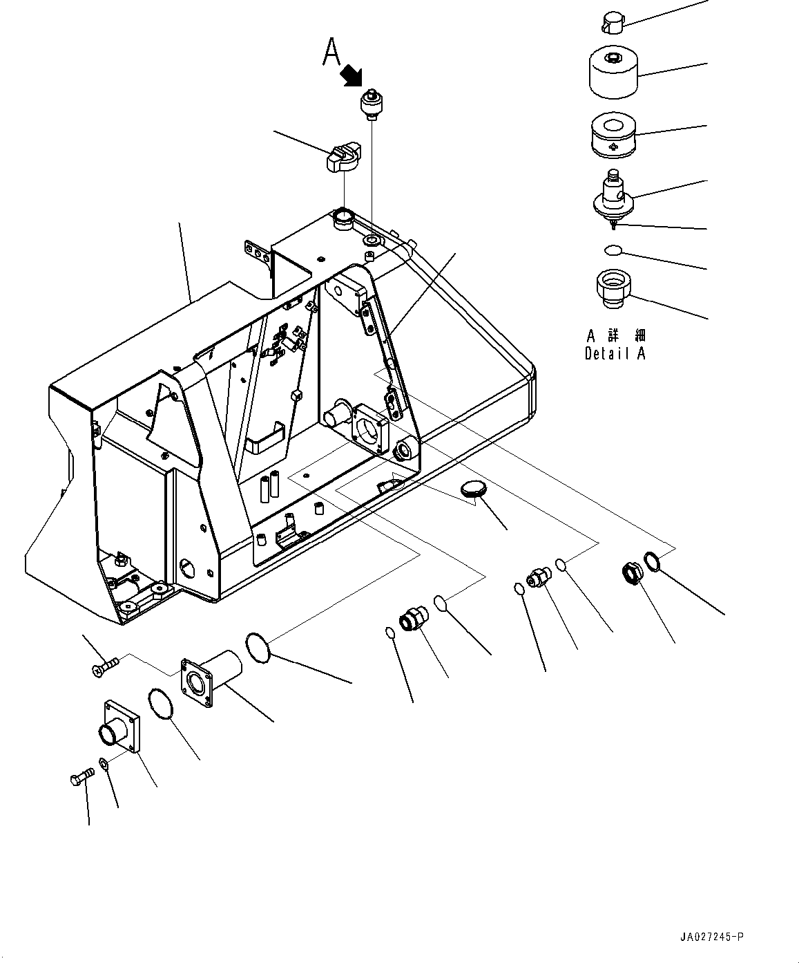 Петля сварная 12Y-60-31530 KOMATSU