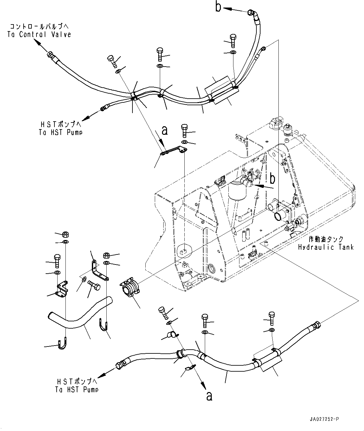 Трубка 12Y-62-32441 KOMATSU