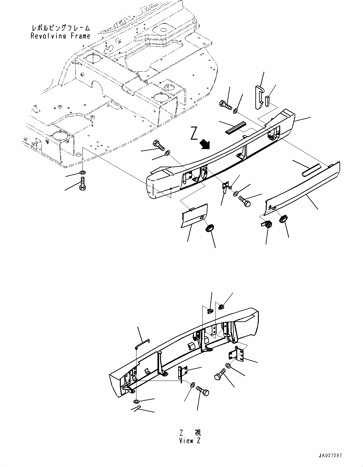 COVER, ASSEMBLY 22B-54-42873 KOMATSU