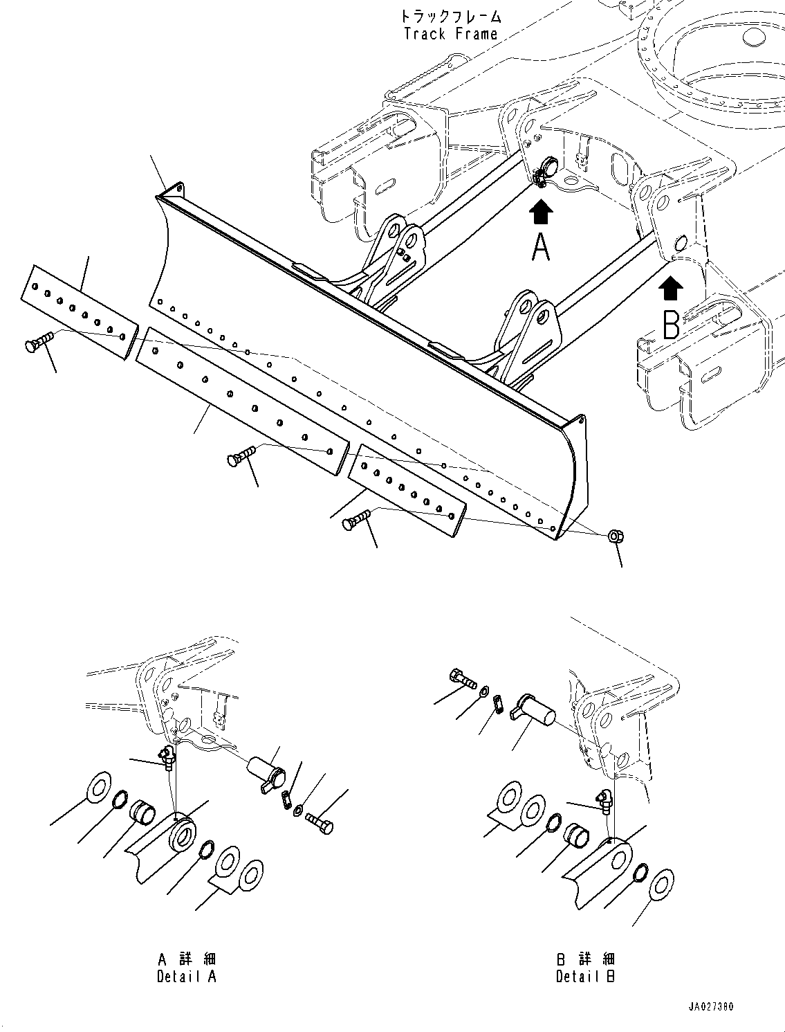 Щётка стеклоочистителя 2A3-71-11110 KOMATSU