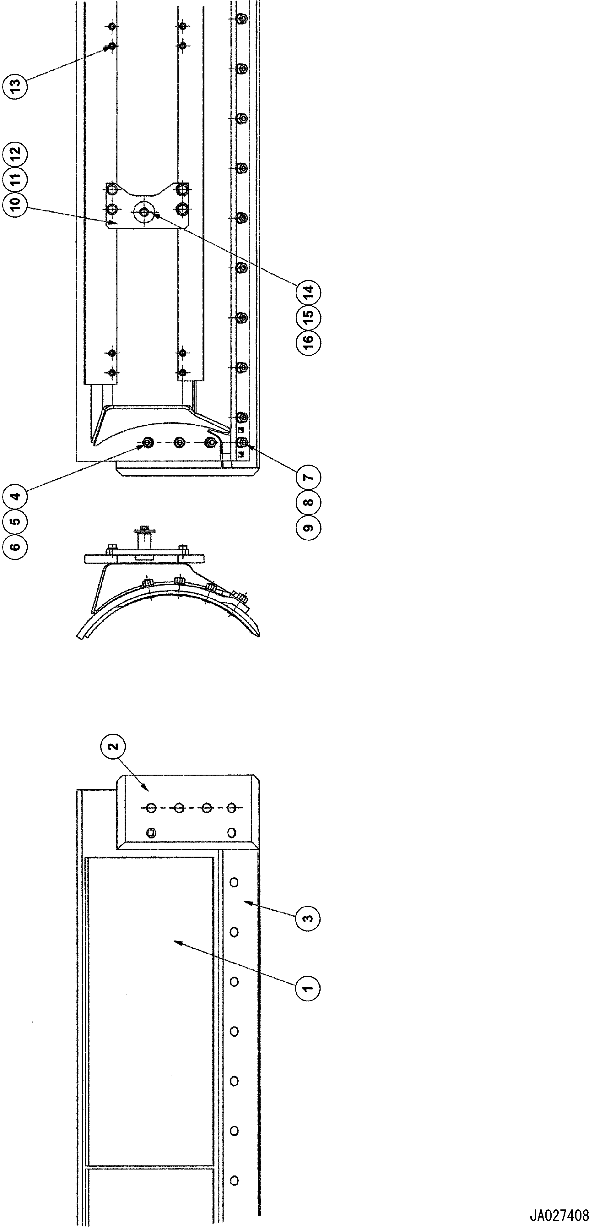 Blade Assembly 23B-70-31960 KOMATSU