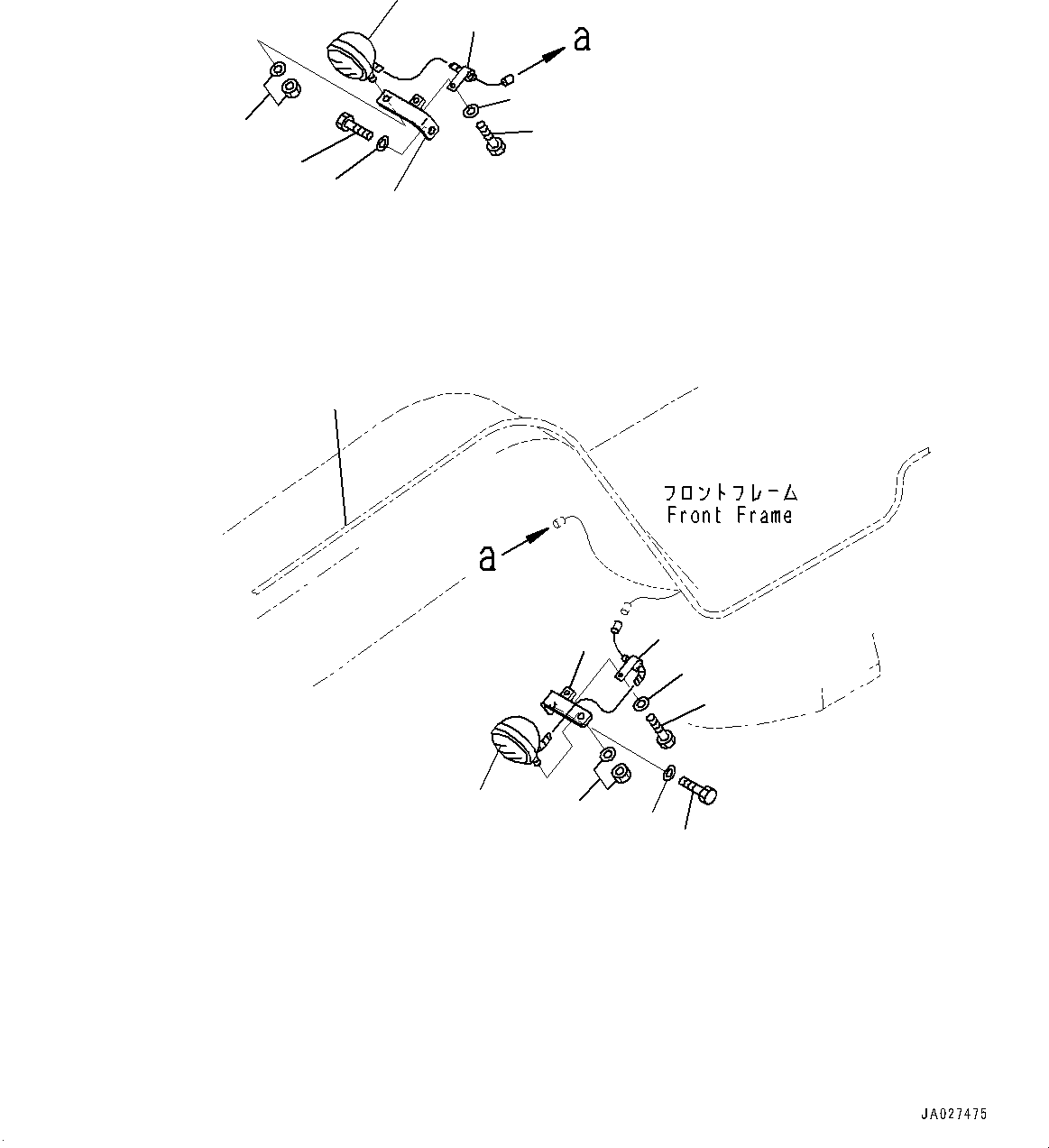 Фонарь 23B-06-21760 KOMATSU