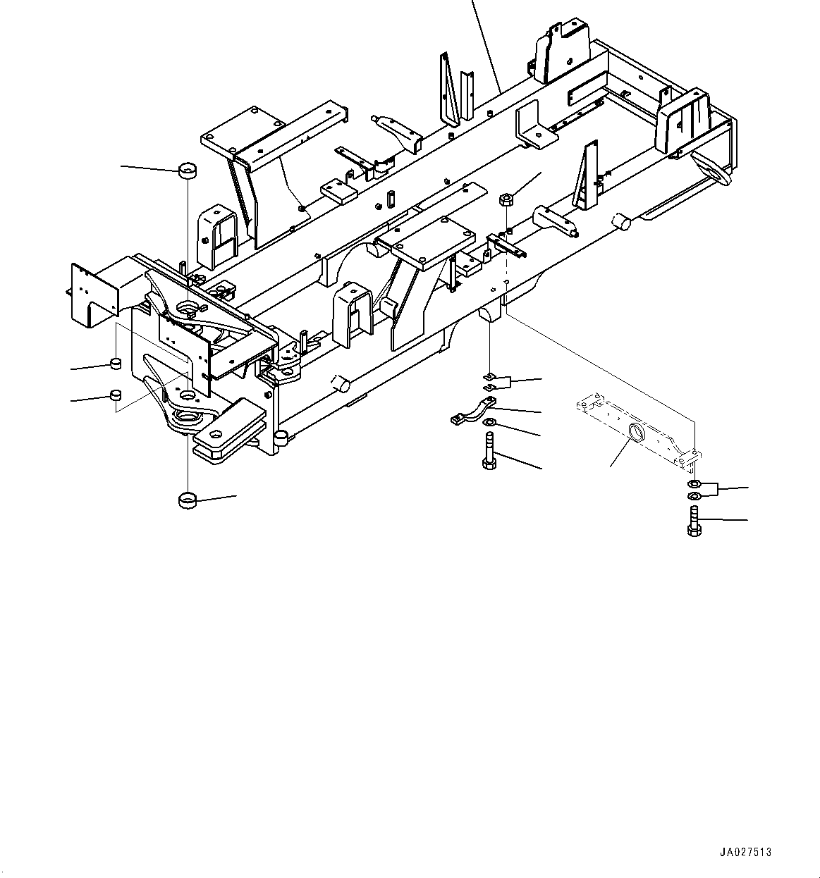 Рама 23B-46-21803 KOMATSU