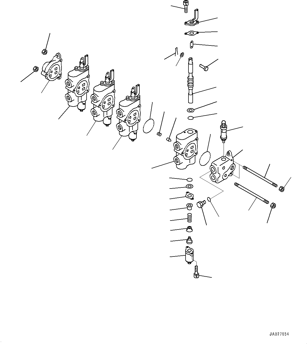 Управляющий клапан в сборе 23A-60-12200 KOMATSU