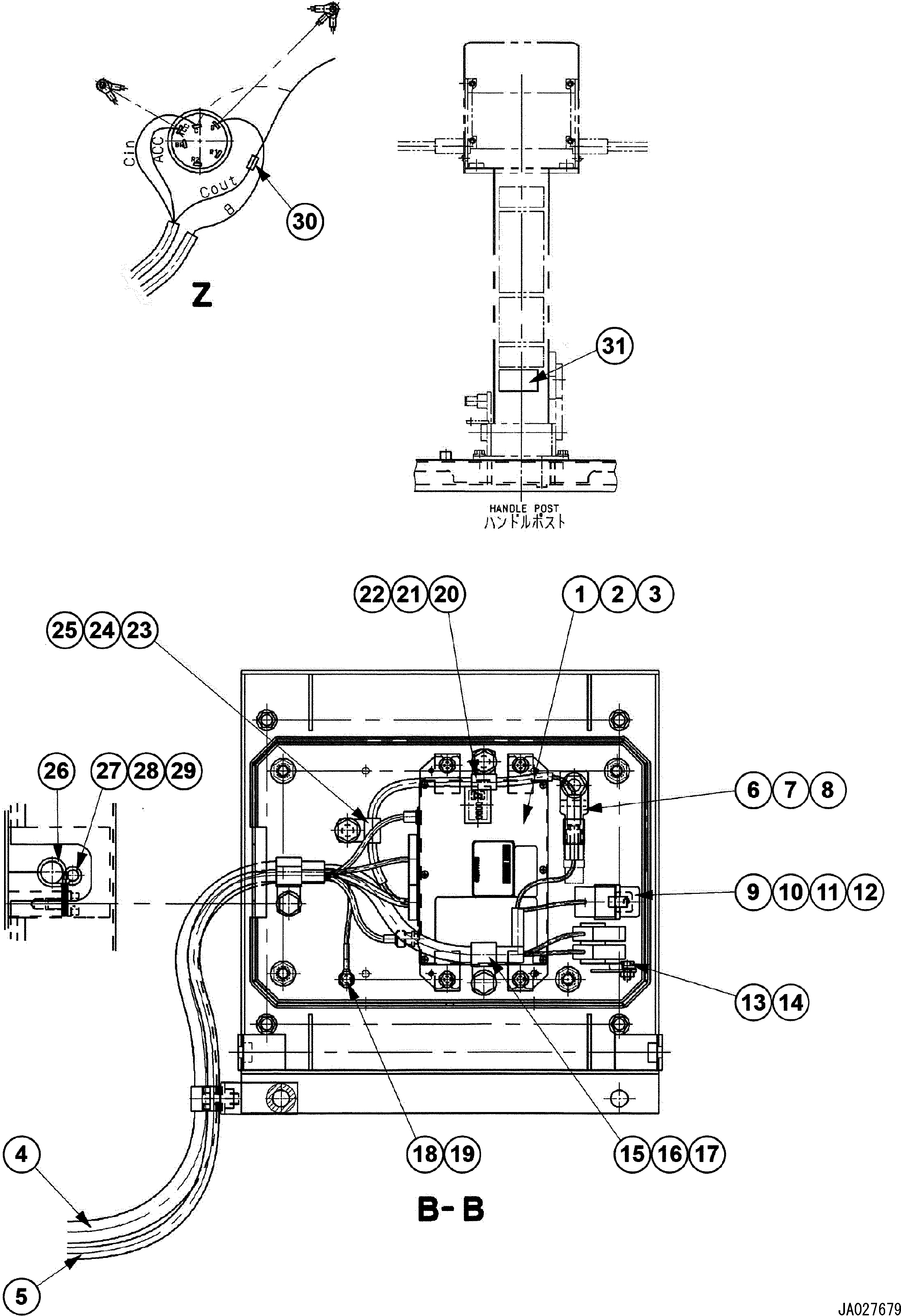 Жгут проводов 23B-06-31691 KOMATSU