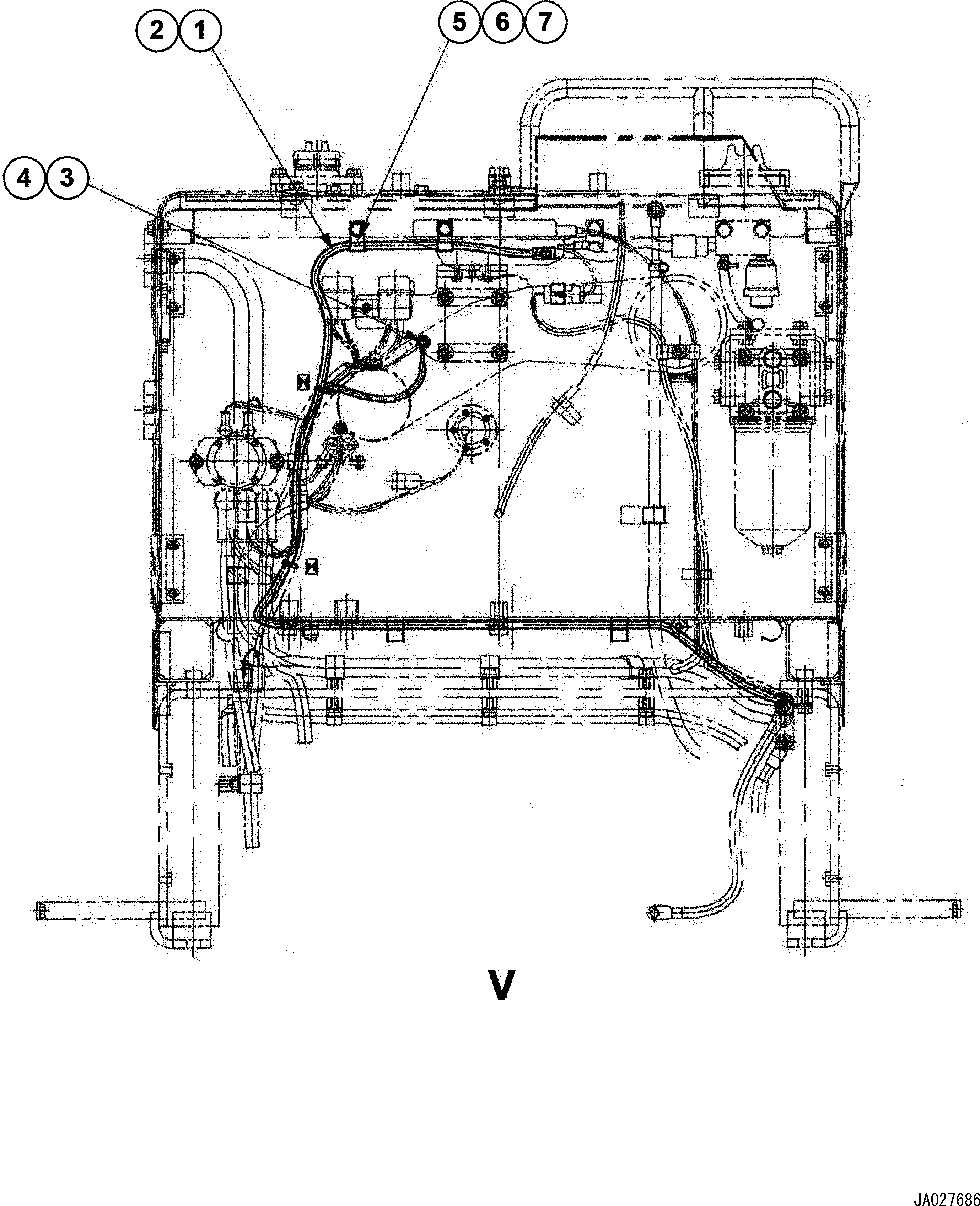 Жгут проводов 23B-06-23230 KOMATSU