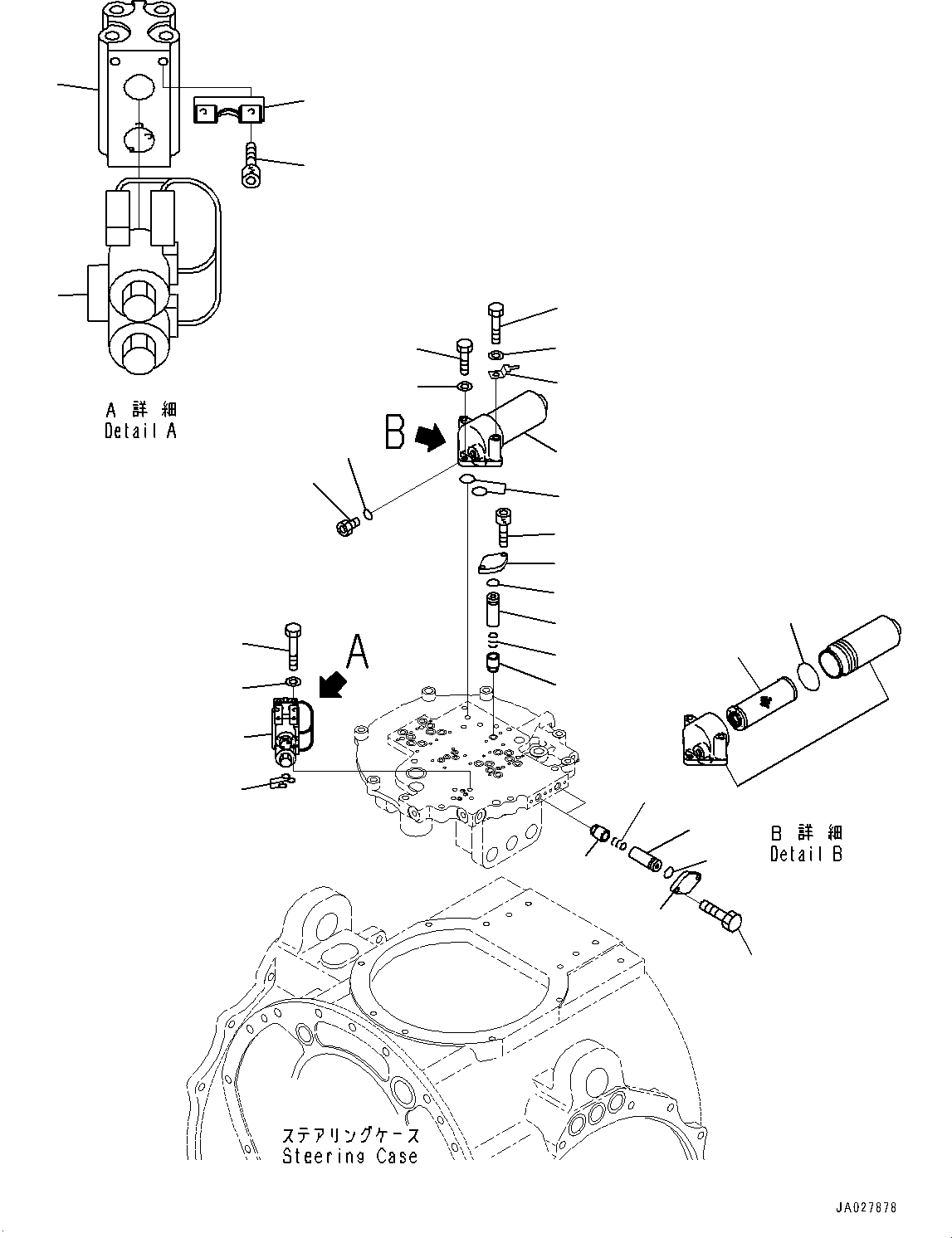 Корпус клапана 17A-22-46121 KOMATSU