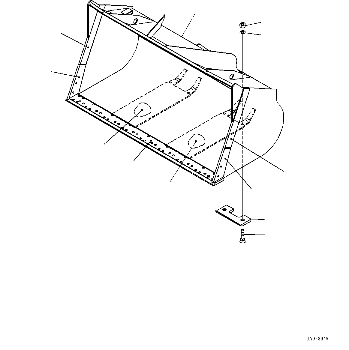 Bucket Assembly 421-829-4500 KOMATSU