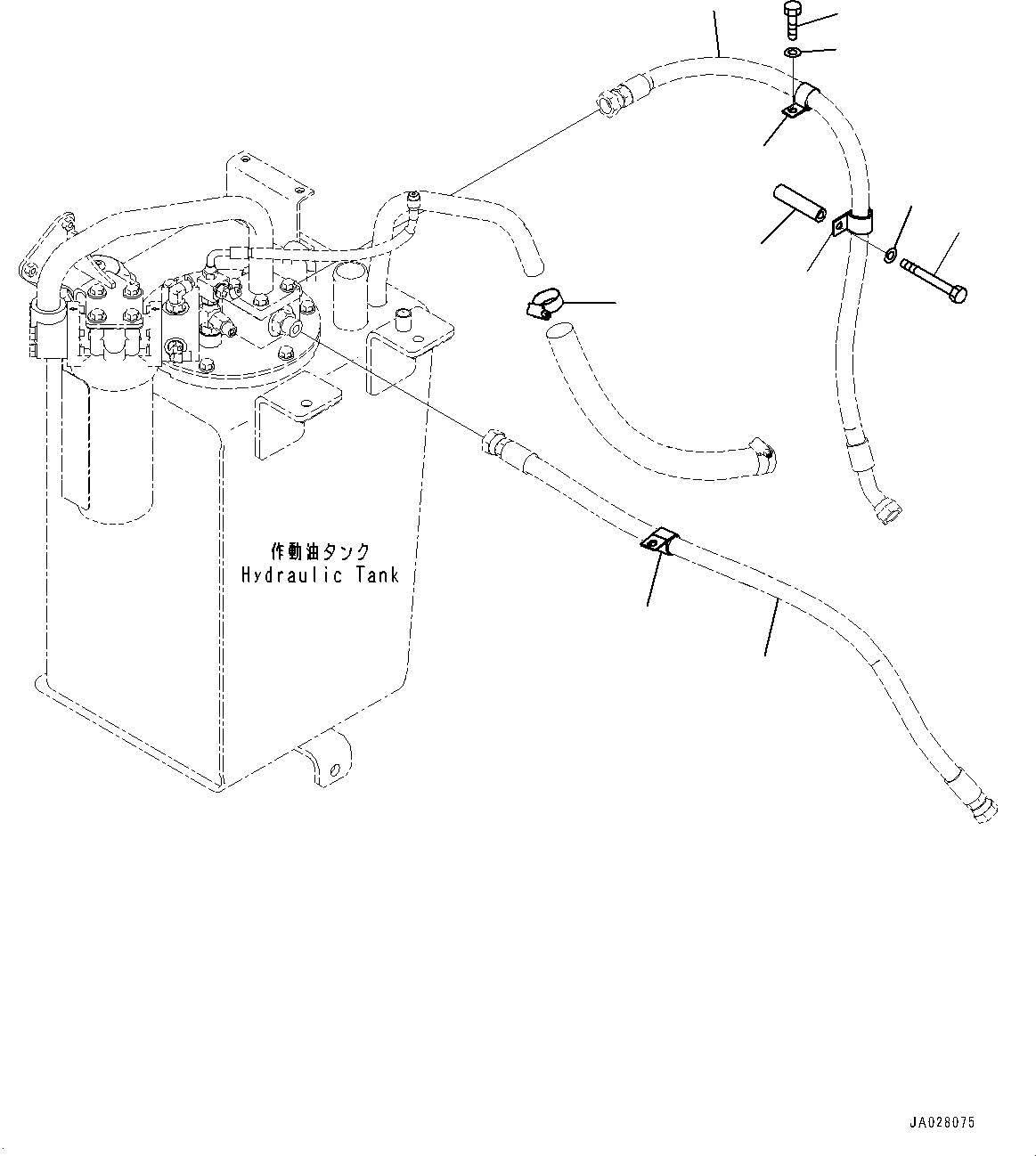 Hose(Transfer,Cooling Piping) (417-18-62280) KOMATSU