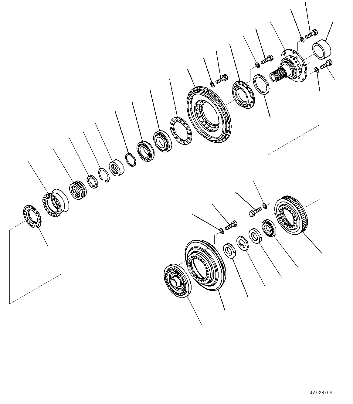 Трансмиссия TORQFLOW в сборе 562-13-70001 KOMATSU