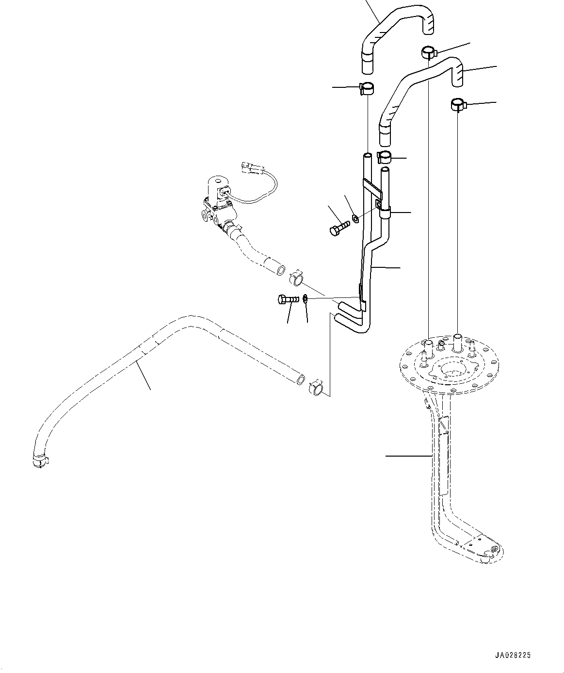 Flange(DEF Tank,Sensor) (12Y-02-33171) KOMATSU