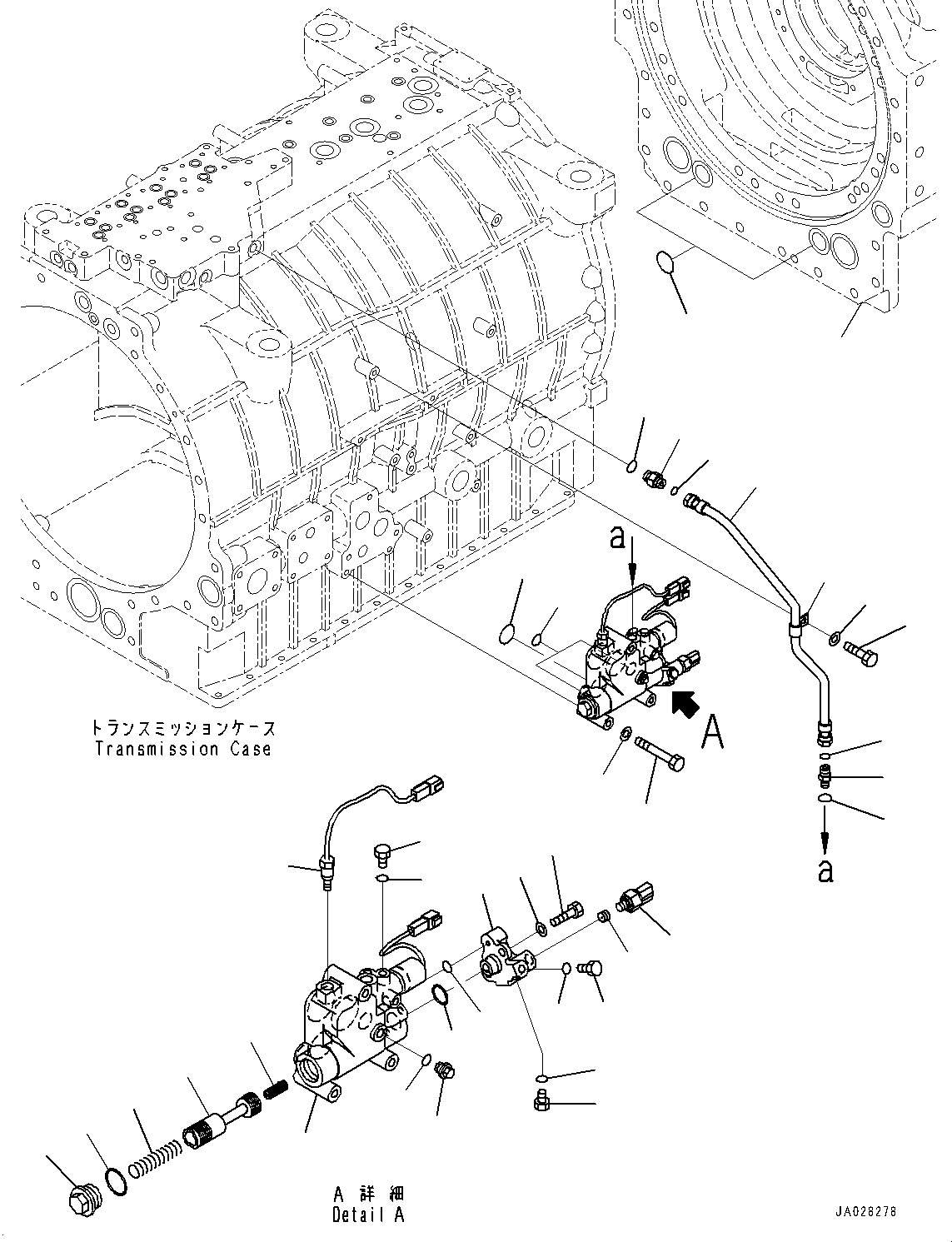 Трубка 562-15-76740 KOMATSU