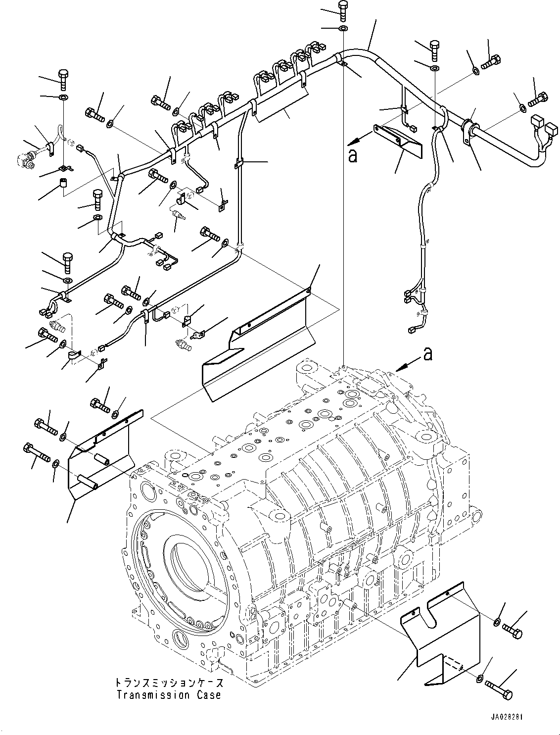 Жгут проводов 562-15-75821 KOMATSU