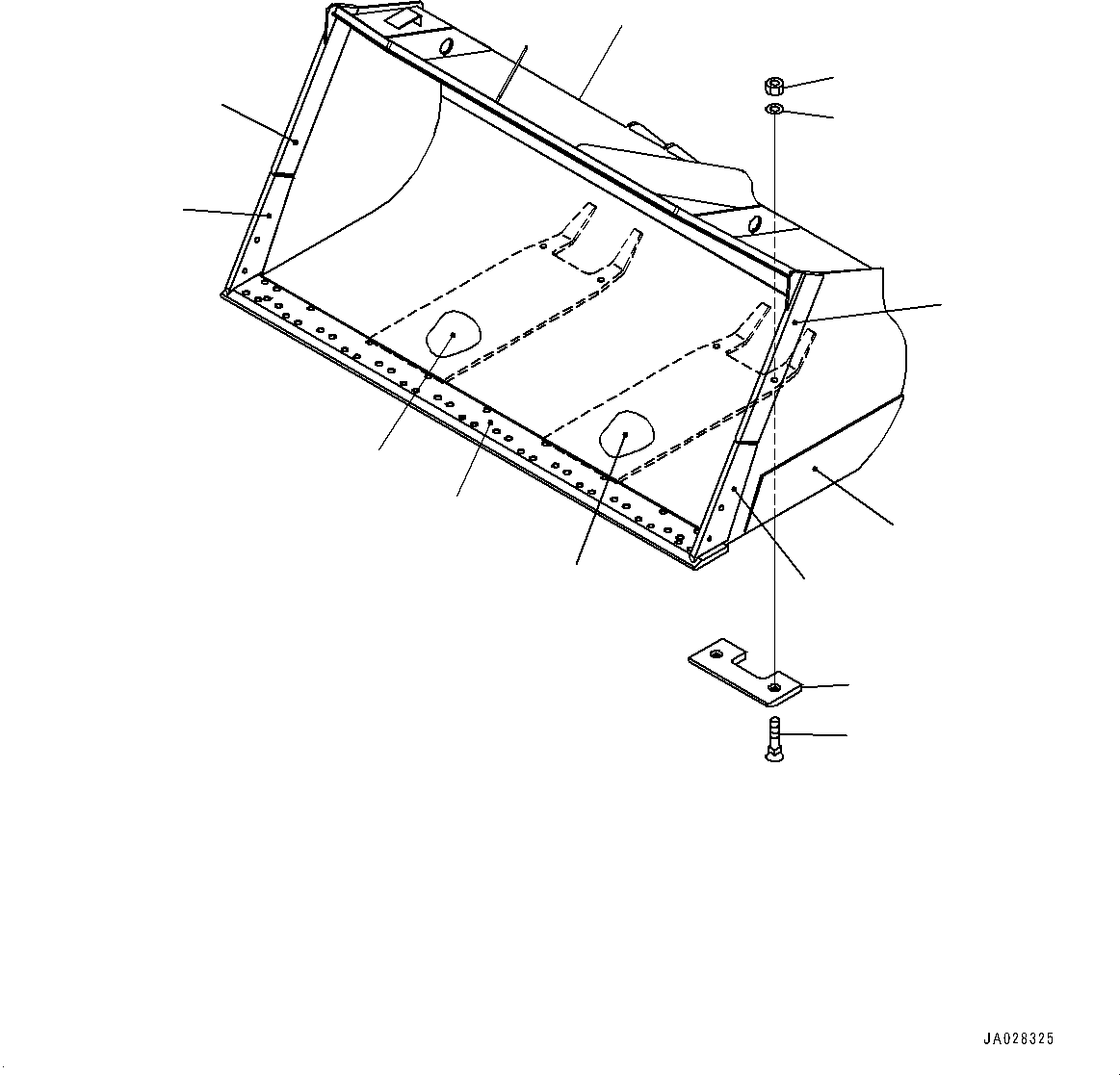 Bucket Assembly 421-803-4500 KOMATSU
