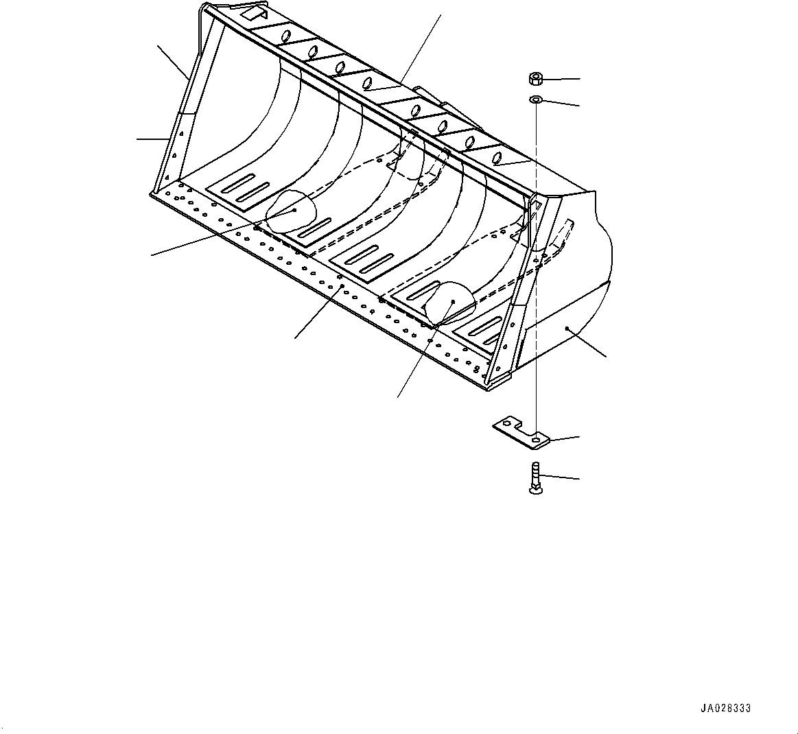 Bucket Assembly 421-806-4500 KOMATSU