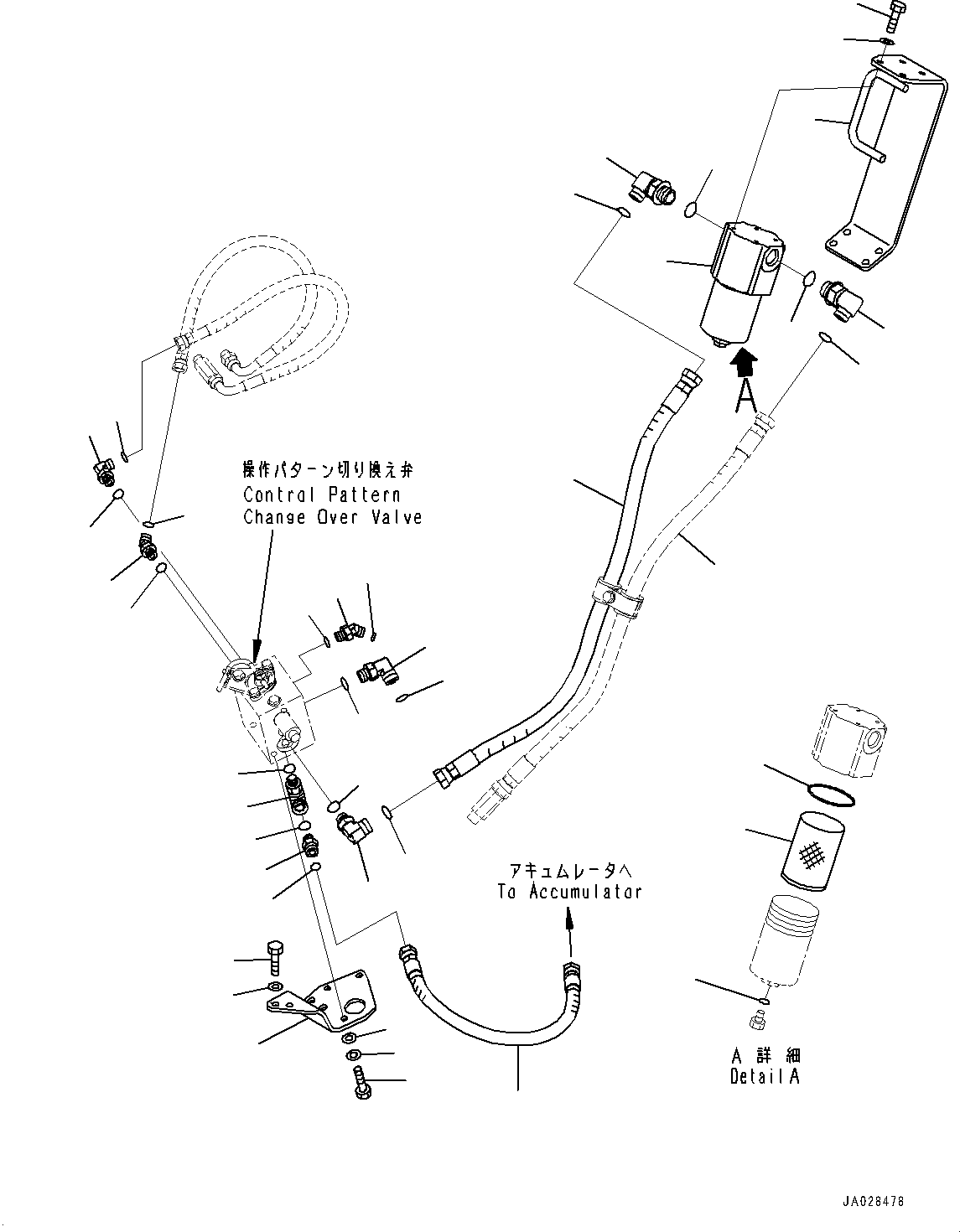 Кронштейн 22P-62-22342 KOMATSU