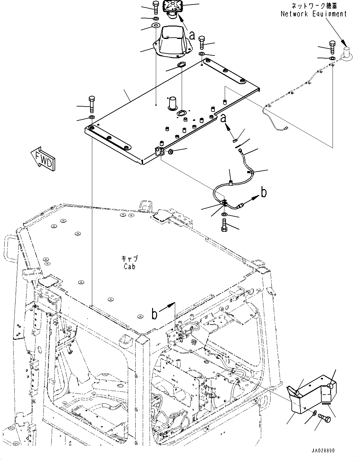 Крышка 14X-06-74950 KOMATSU