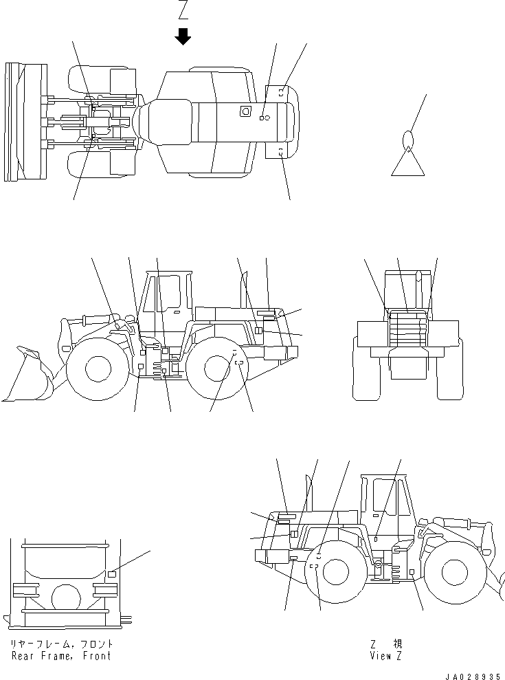 Табличка смазки 421-V02-2132 KOMATSU