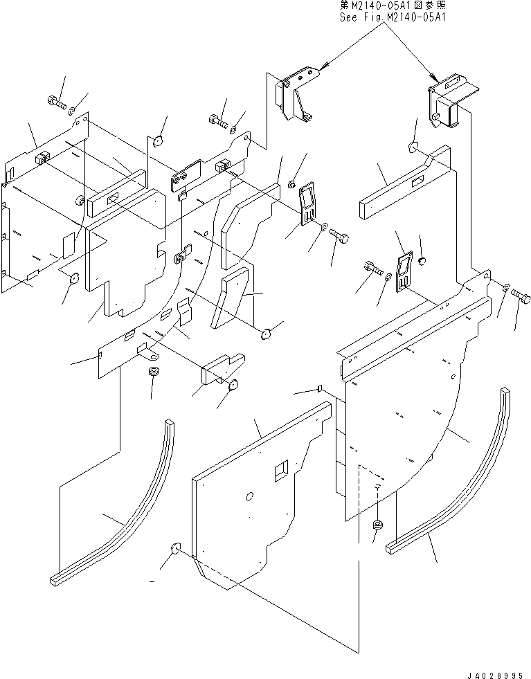 Лист 134-A62-6280 KOMATSU