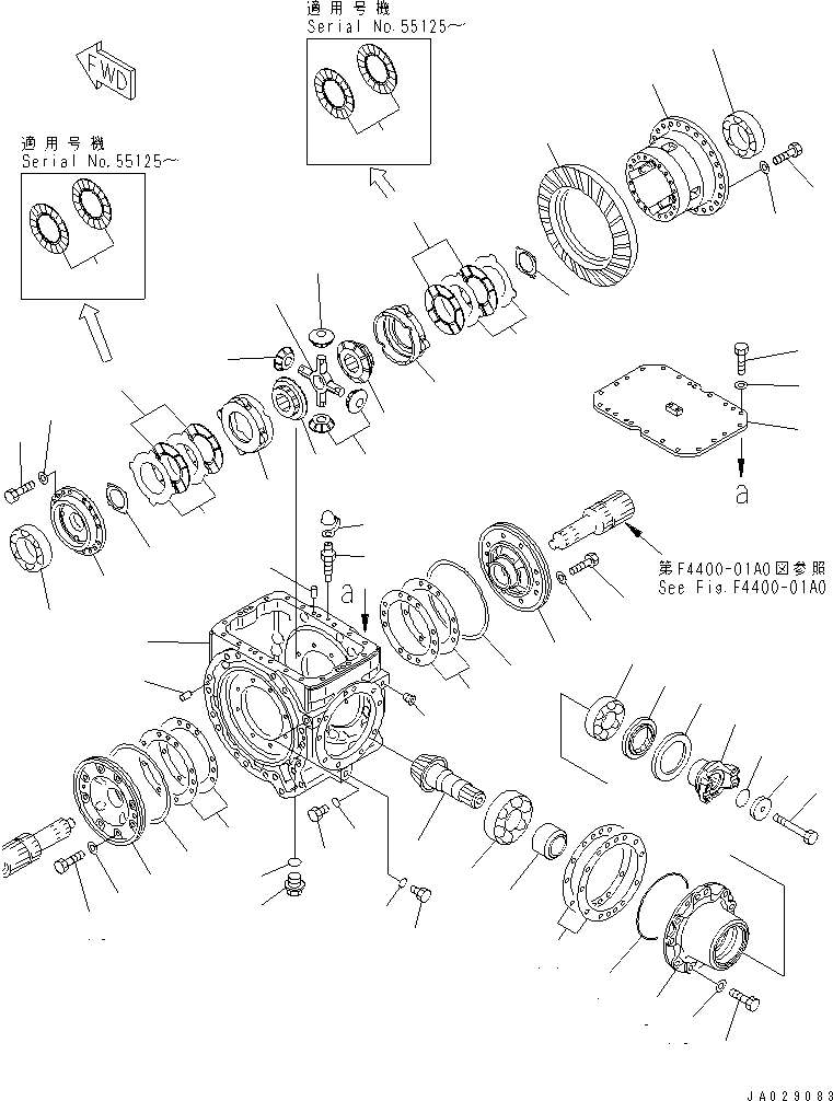 DIFFERENTIAL ASS'Y 423-22-37500 KOMATSU