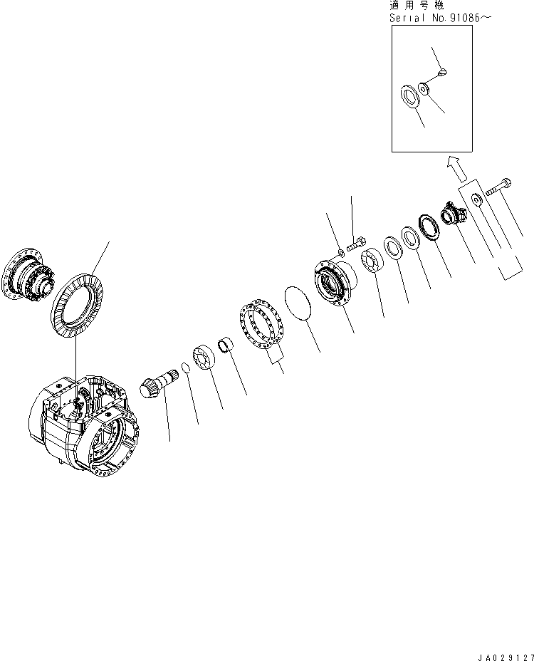 DIFFERENTIAL AS,(LIMITED SLIP DIFF.) 421-22-31052 KOMATSU