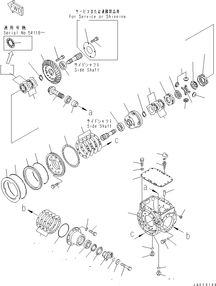 DIFFERENTIAL 418-22-27101 KOMATSU