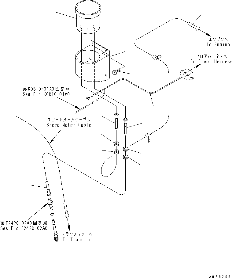Жгут проводов 416-T35-2121 KOMATSU