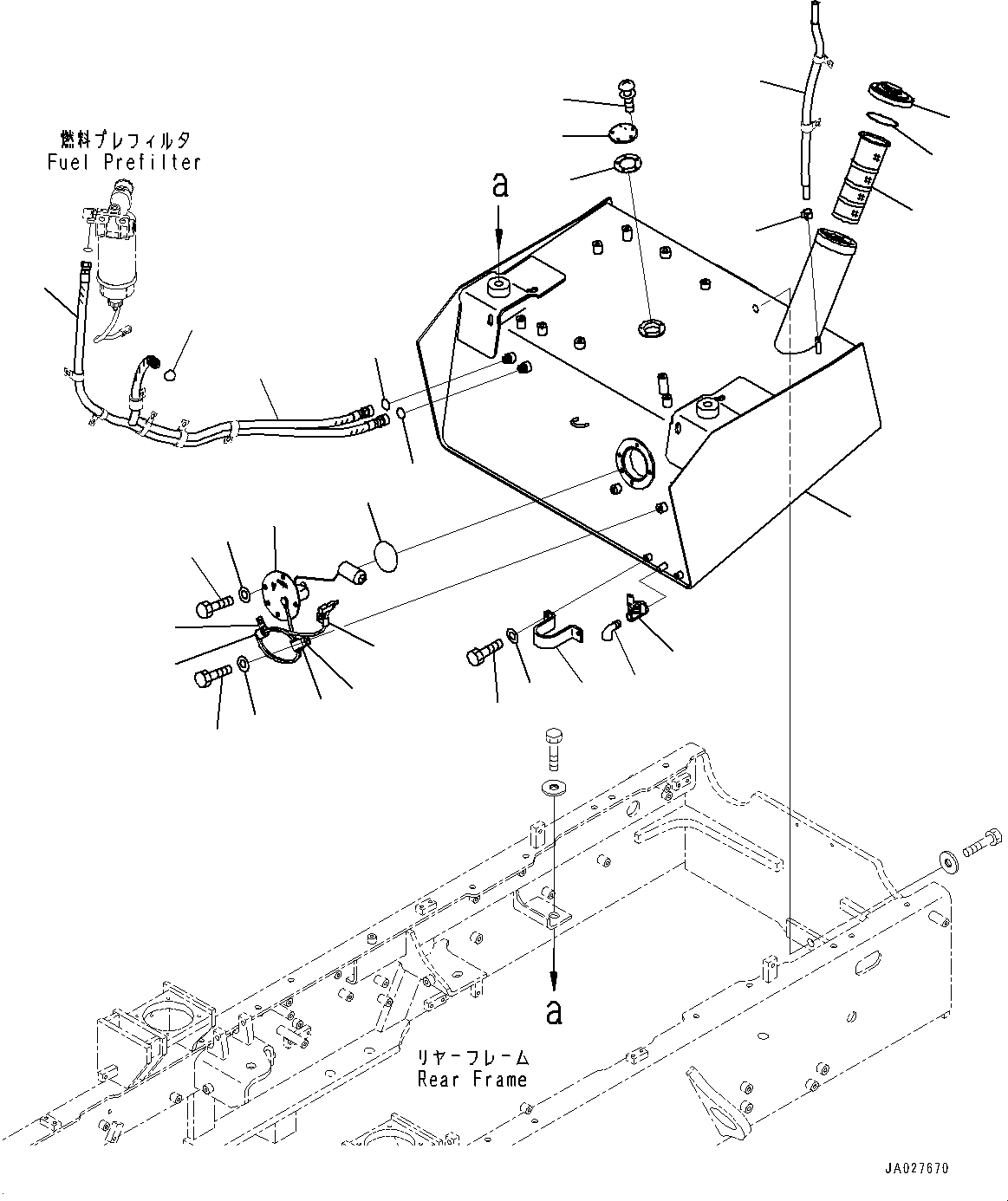 Бак 417-04-61111 KOMATSU