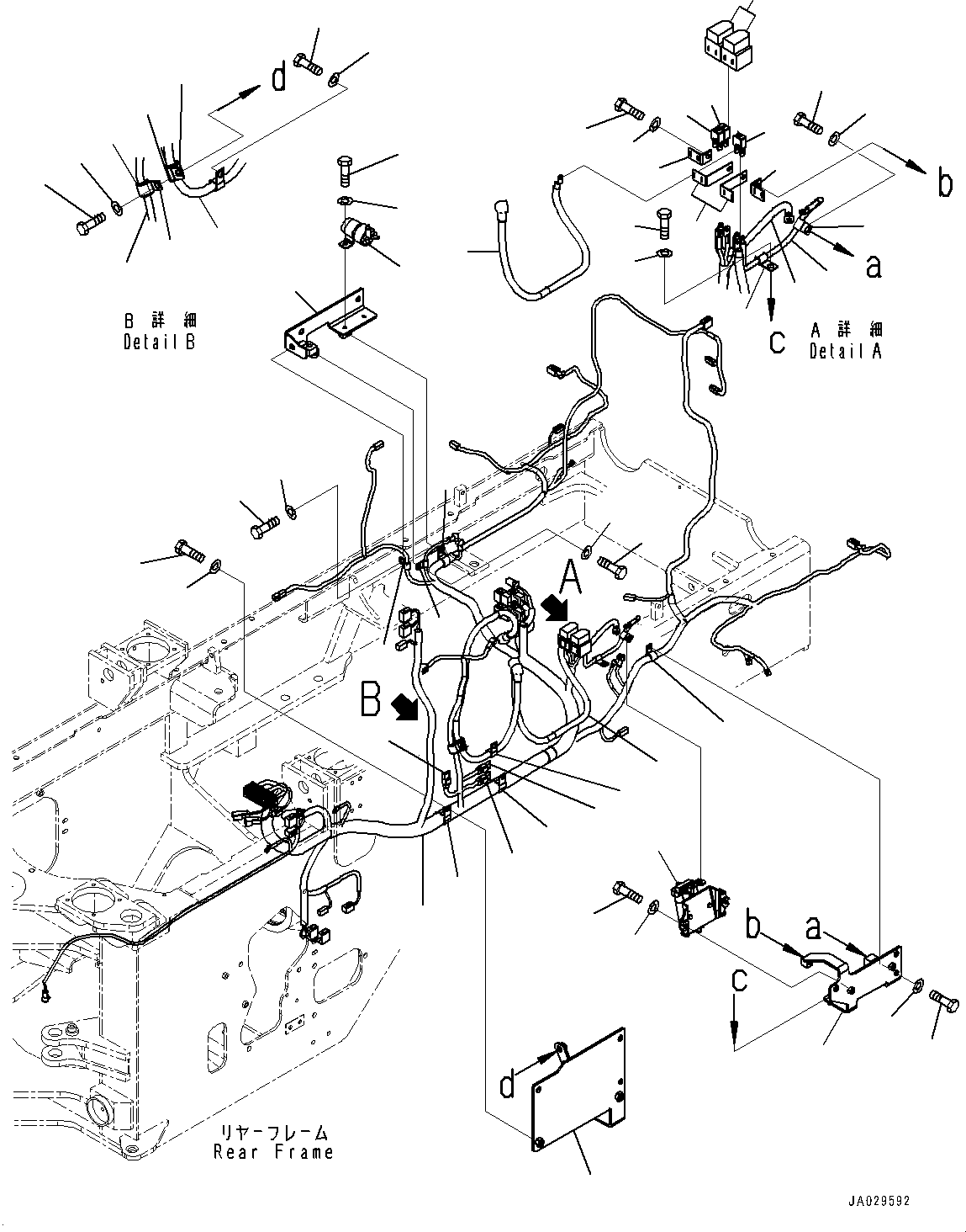 Кабель 417-Z91-6150 KOMATSU