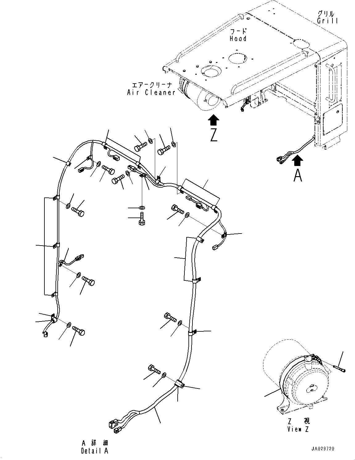 Жгут проводов 23H-06-19511 KOMATSU