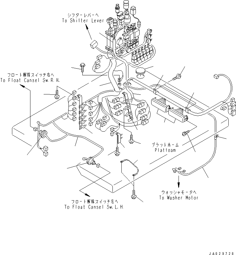 Жгут проводов 23B-06-41345 KOMATSU