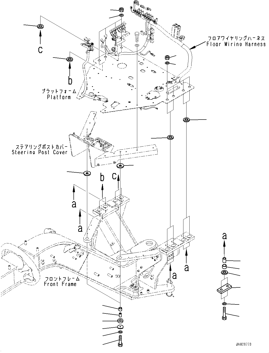 Проставка 23H-952-1920 KOMATSU