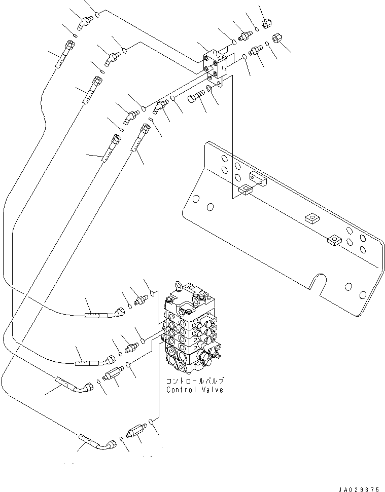 Шланг 02766-B0307 KOMATSU