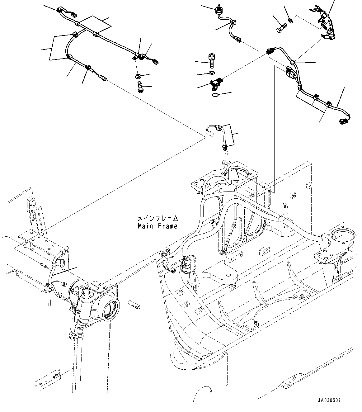 Wiring Harness(Electric Wiring Harness,Wiring Harness,With Wide Core Condenser) (14X-06-71243) KOMATSU
