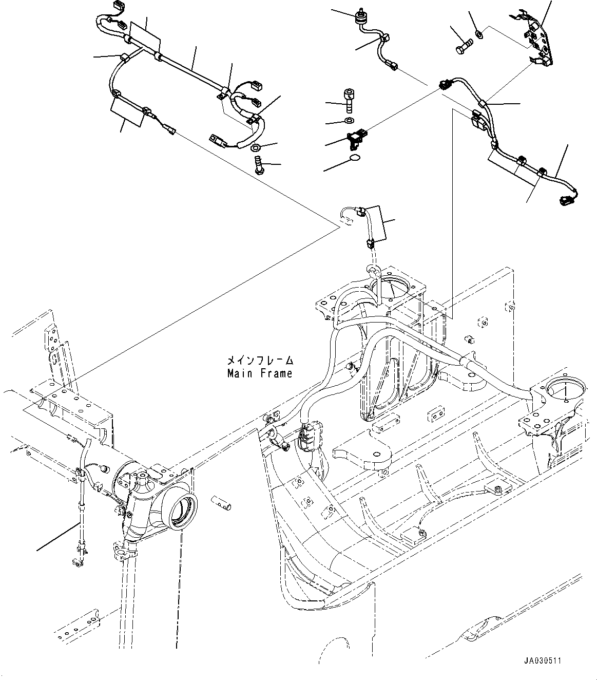 Жгут проводов 14X-06-74541 KOMATSU