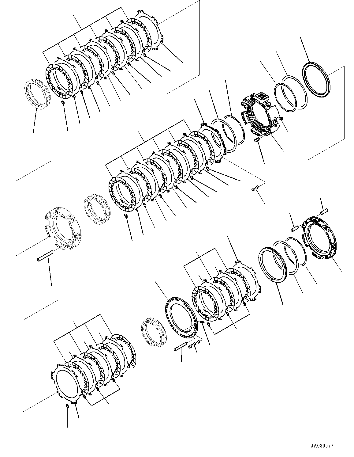 Gear,Ring(Power Train,Carrier) (195-15-72640) KOMATSU