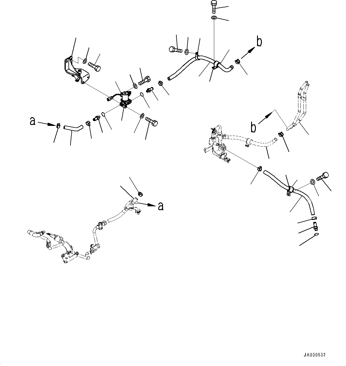 Hose(Heater Piping,Piping and Mounting) (195-979-4841) KOMATSU