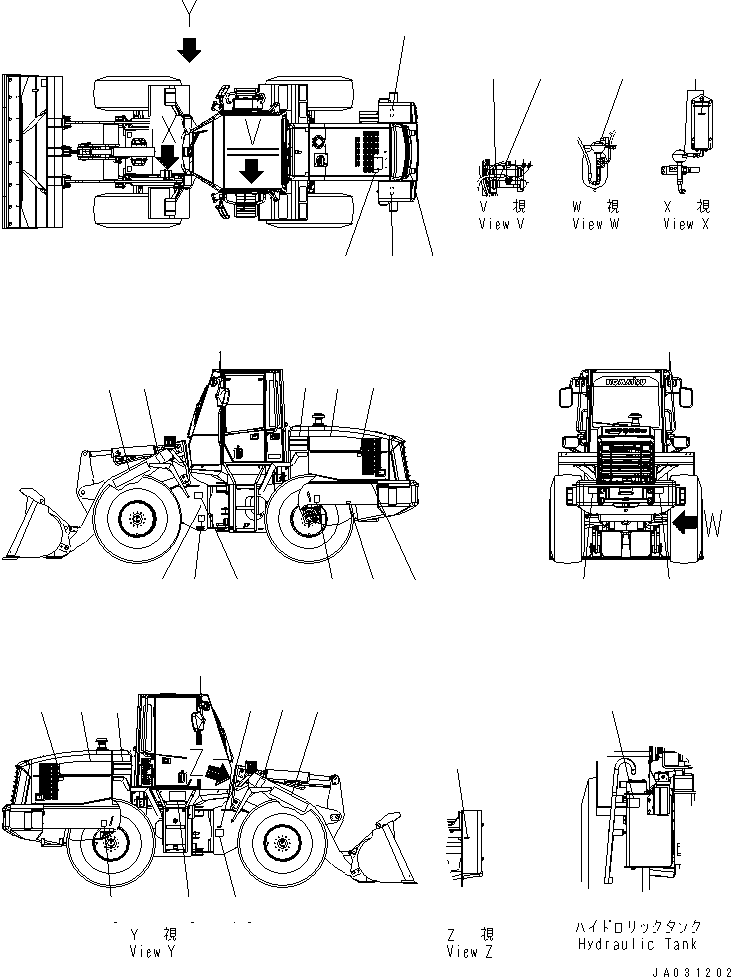 Табличка смазки 417-V08-3122 KOMATSU