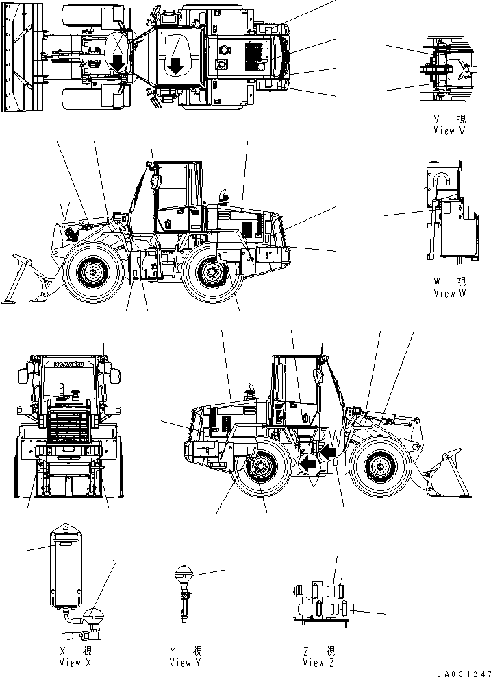 Табличка смазки 416-V00-3111 KOMATSU