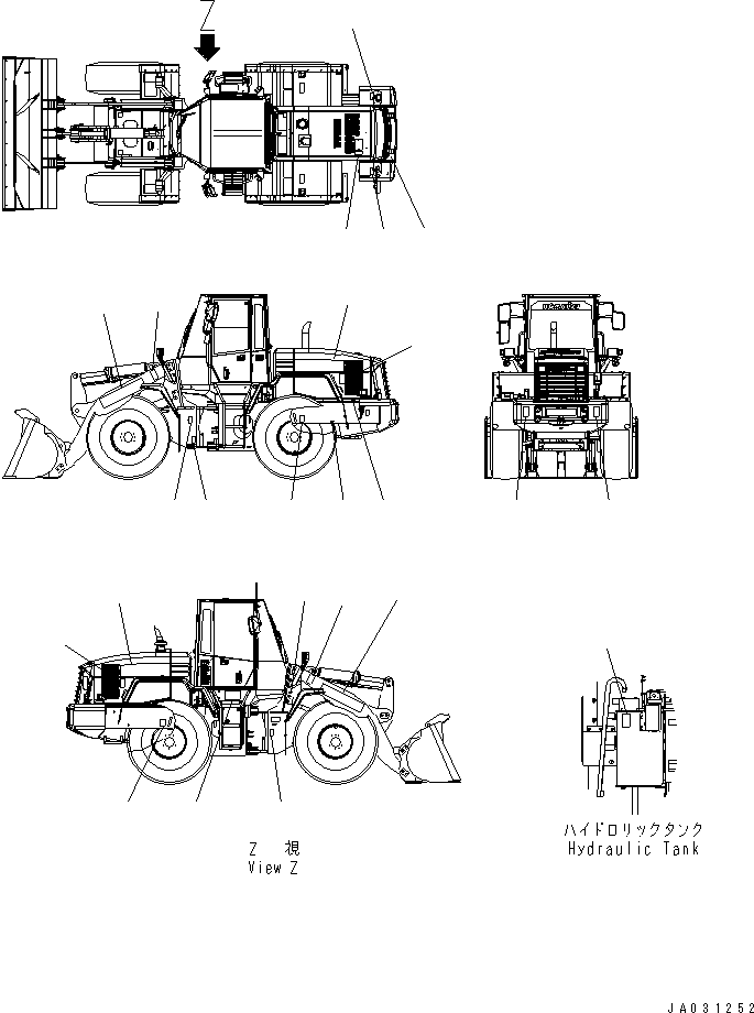 Табличка смазки 418-93-22352 KOMATSU