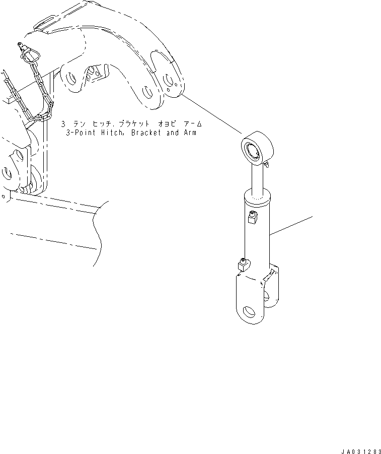 CYLINDER A. 101-Y54-1642 KOMATSU