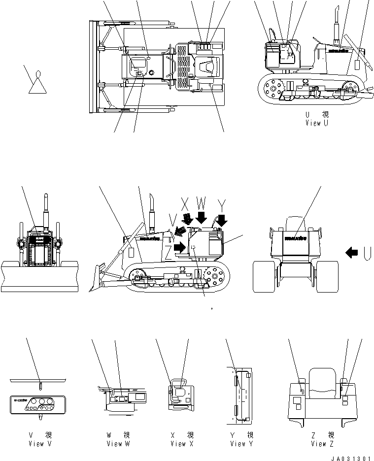 Табличка смазки 10G-98-51130 KOMATSU
