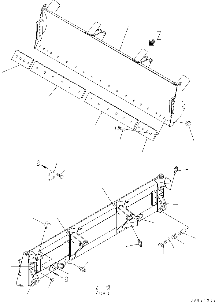 Режущая кромка 12F-B74-3171 KOMATSU