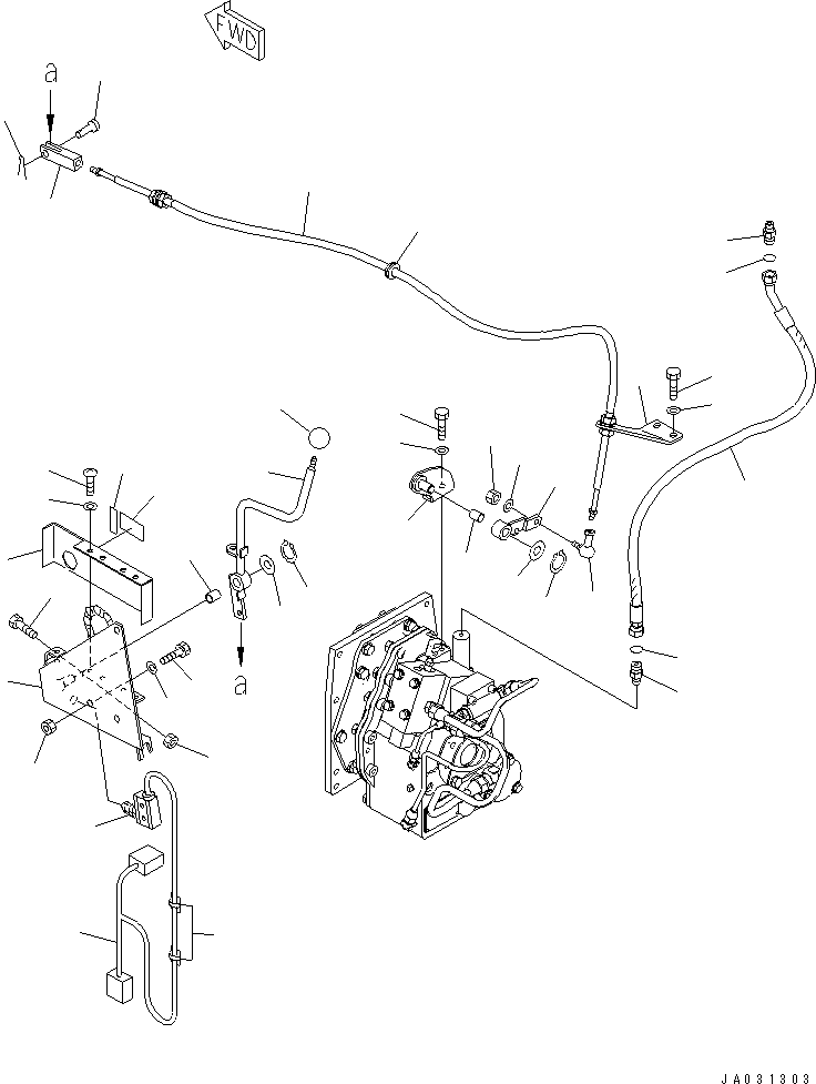 Табличка управления 09672-32570 KOMATSU