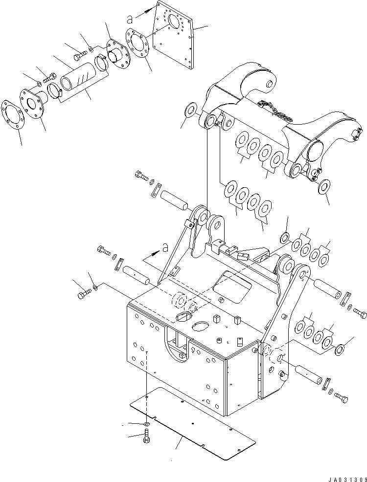 Регулировочная прокладка 10G-866-4820 KOMATSU