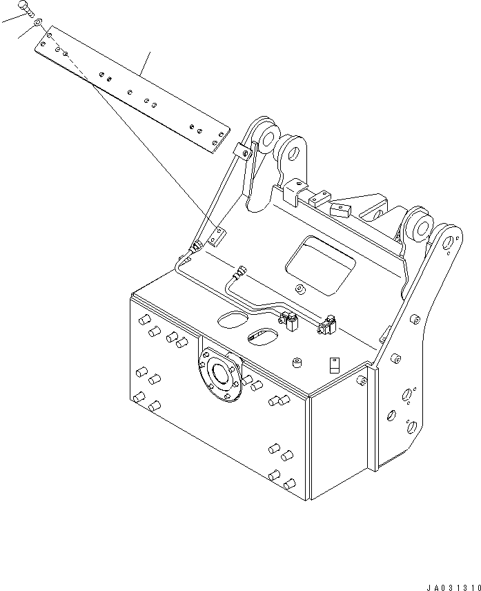 Пластина 10G-866-1572 KOMATSU