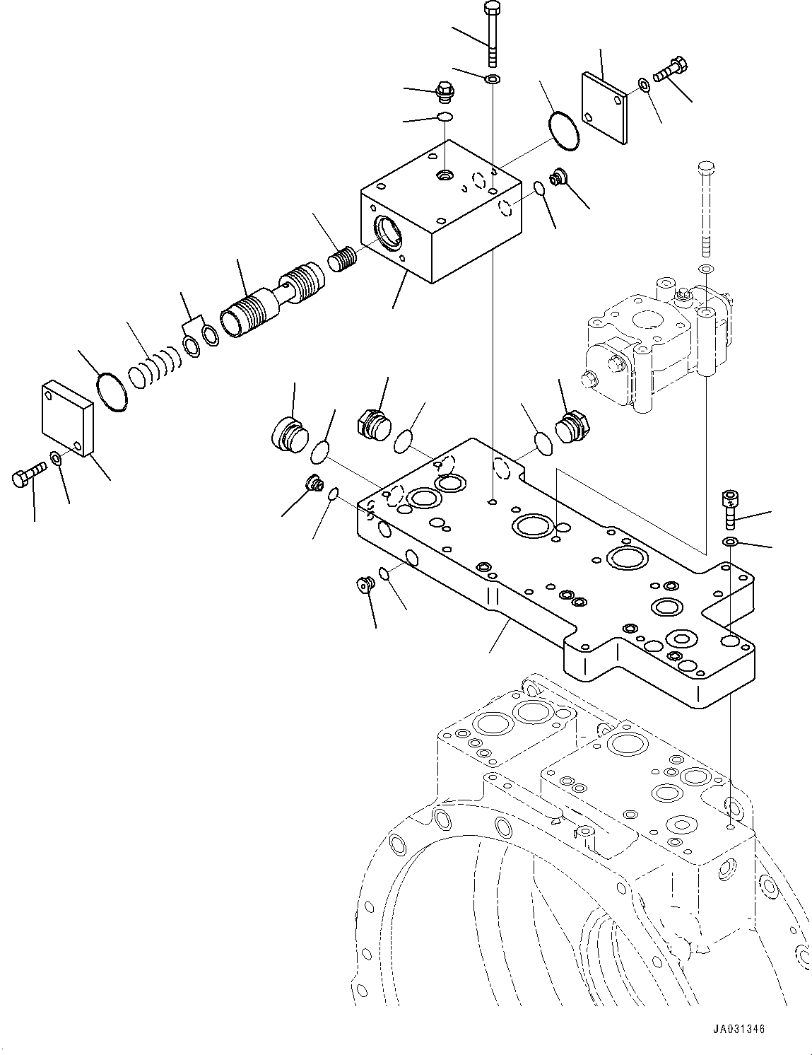 Клапан в сборе 562-13-76100 KOMATSU