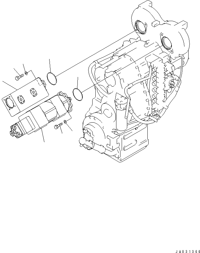 Насос в сборе (705-51-30580) KOMATSU